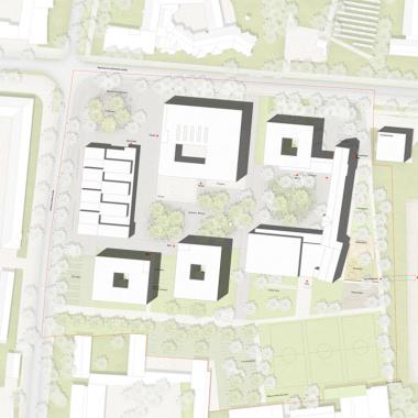 Gesamtschule Münster-Ost - Neubau 6-zügige Gesamtschule mit Kita und Vierfeldsporthalle