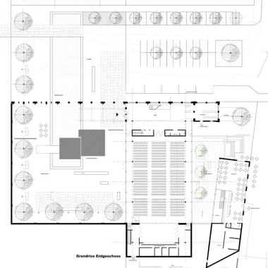Stadthalle Lüdinghausen - Umnutzung des historischen Betriebsgebäudes der DKV zu einer Bürgerhalle   