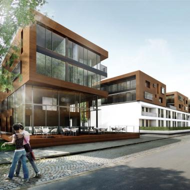 Studentenwohnheime Bismarkallee - Projektsteuerung der energetischen Modernisierung und Umgestaltung in Münster, Planung behet bondzio lin architekten GmbH & Co. KG